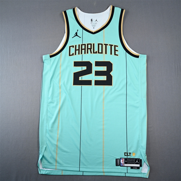 Tre Mann - Charlotte Hornets - Game-Issued City Edition Jersey - 2024-25 NBA Season