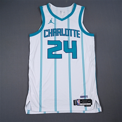 Brandon Miller - Charlotte Hornets - Association Edition Jersey - Worn 11/4/2024 - 2024-25 NBA Season
