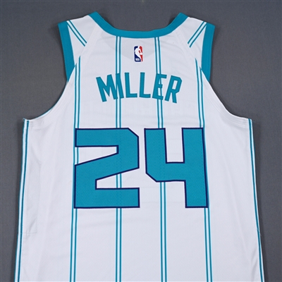 Brandon Miller - Charlotte Hornets - Association Edition Jersey - Worn 11/4/2024 - 2024-25 NBA Season