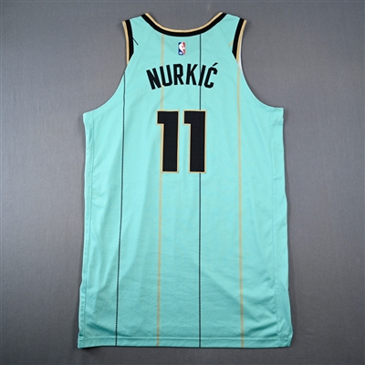 Jusuf Nurkic - Charlotte Hornets - City Edition Jersey - Worn 2 Games - 3/23/25 & 4/9/25 - 2024-25 NBA Season