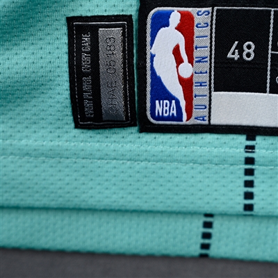 Josh Okogie - Charlotte Hornets - City Edition Jersey - Worn 4/13/2025 - 2024-25 NBA Season