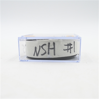 Ryan O'Reilly - Nashville Predators - Goal Puck - March 29, 2025 vs. Vegas Golden Knights (Predators Logo)