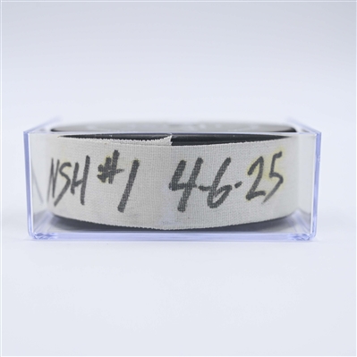 Steven Stamkos - Nashville Predators - Goal Puck - April 6, 2025 vs. Montreal Canadiens (Predators Logo)