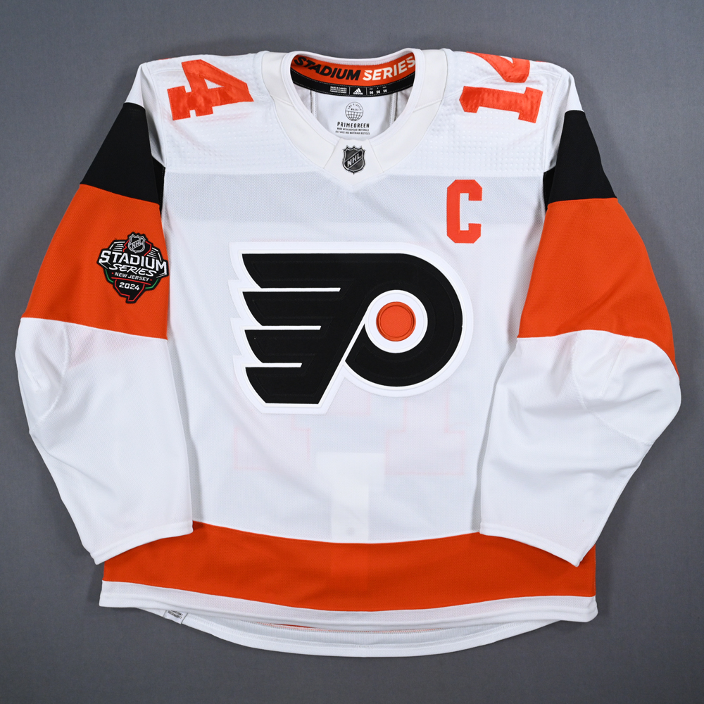 Philadelphia Flyers Stadium Series Photo Shoot Jersey and Stick Auction Ends 3/12/2024
