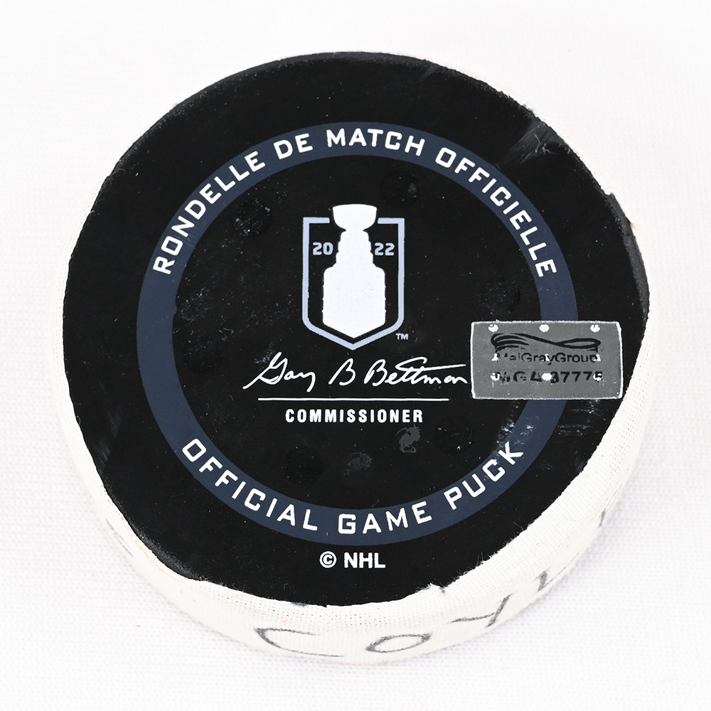 2022 Stanley Cup Playoffs Goal Puck Auction Ends Thursday October 20, 2022 