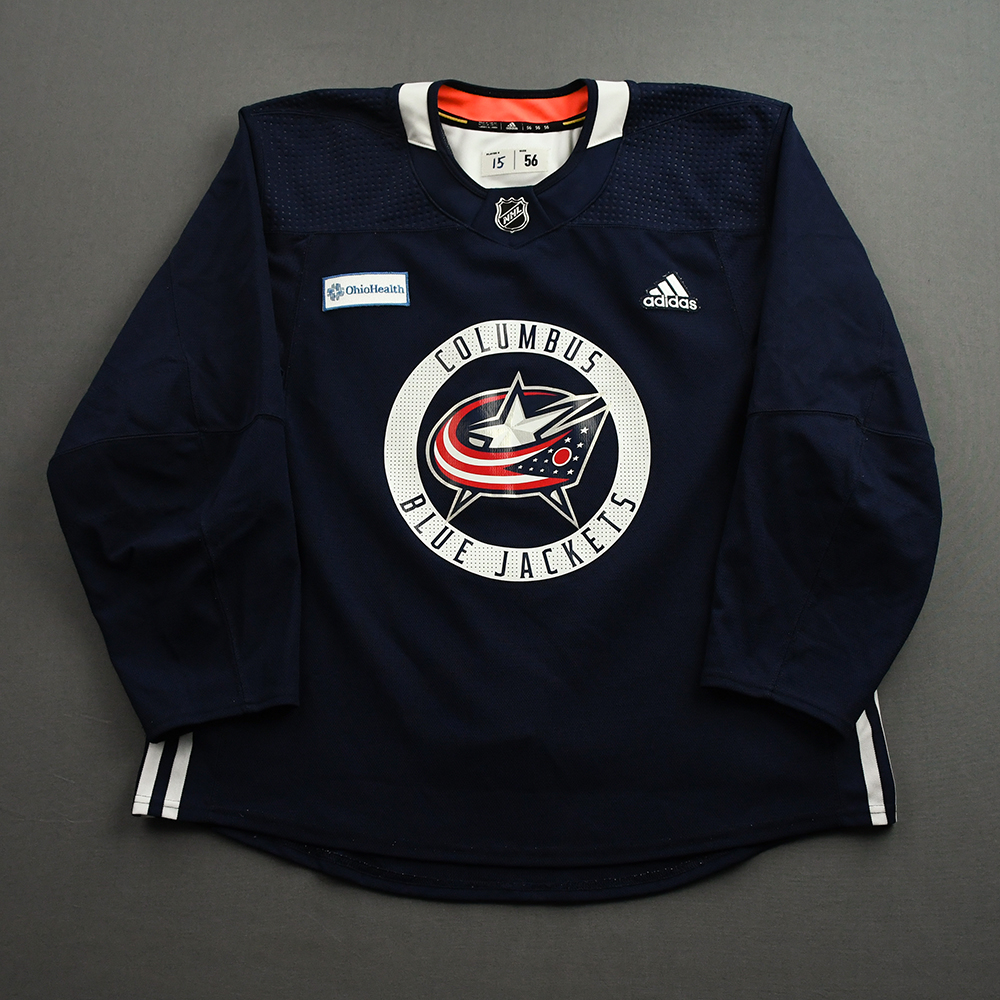 2021-22 Blue Jackets Practice Jersey Auction Ends Wednesday, August 10, 2022