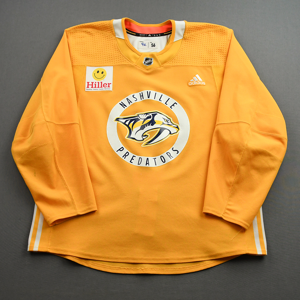 2021-22 Predators Practice Jersey Auction Ends Wednesday, August 24, 2022